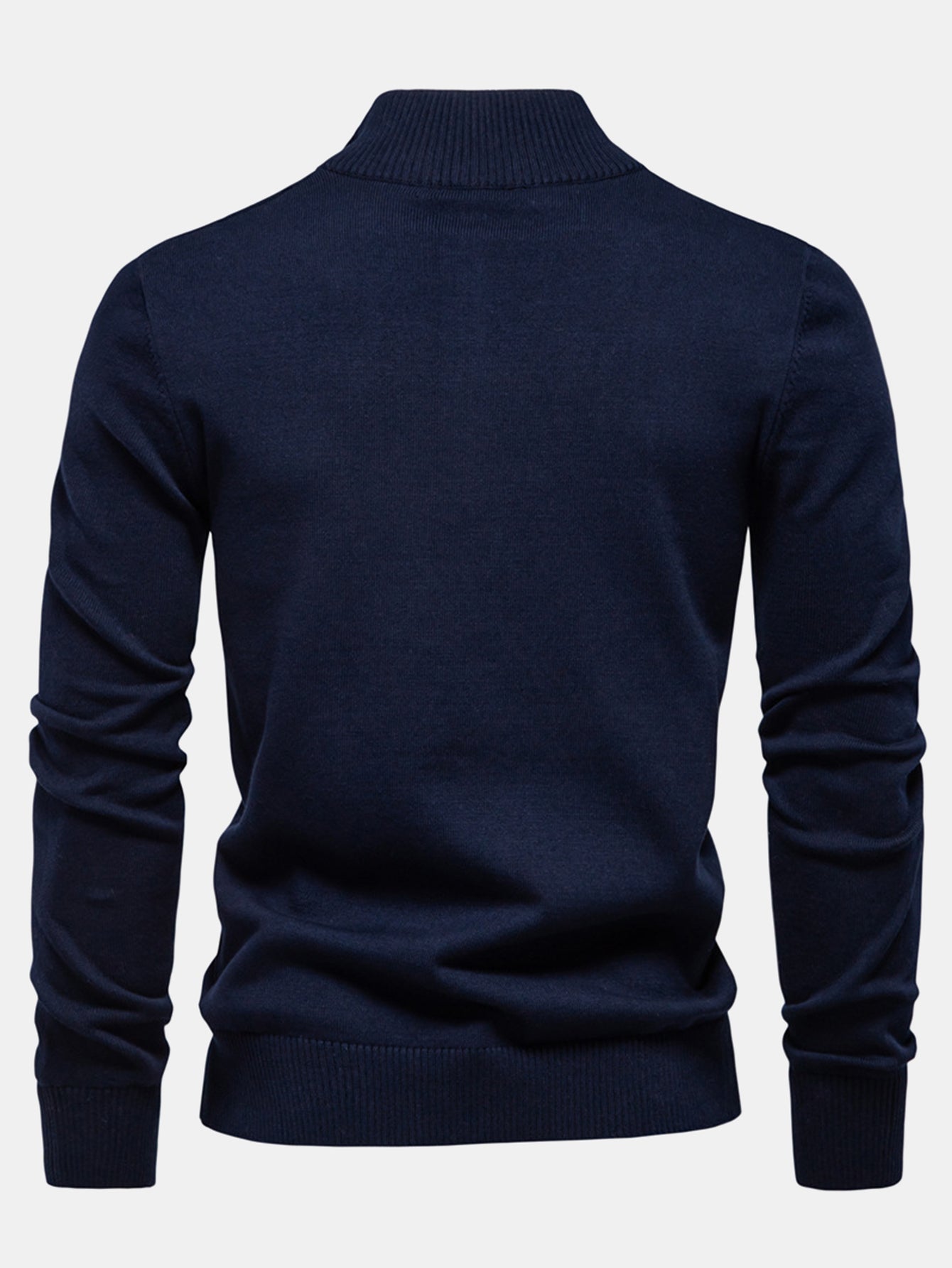 Pull Rayé avec Zip Quart