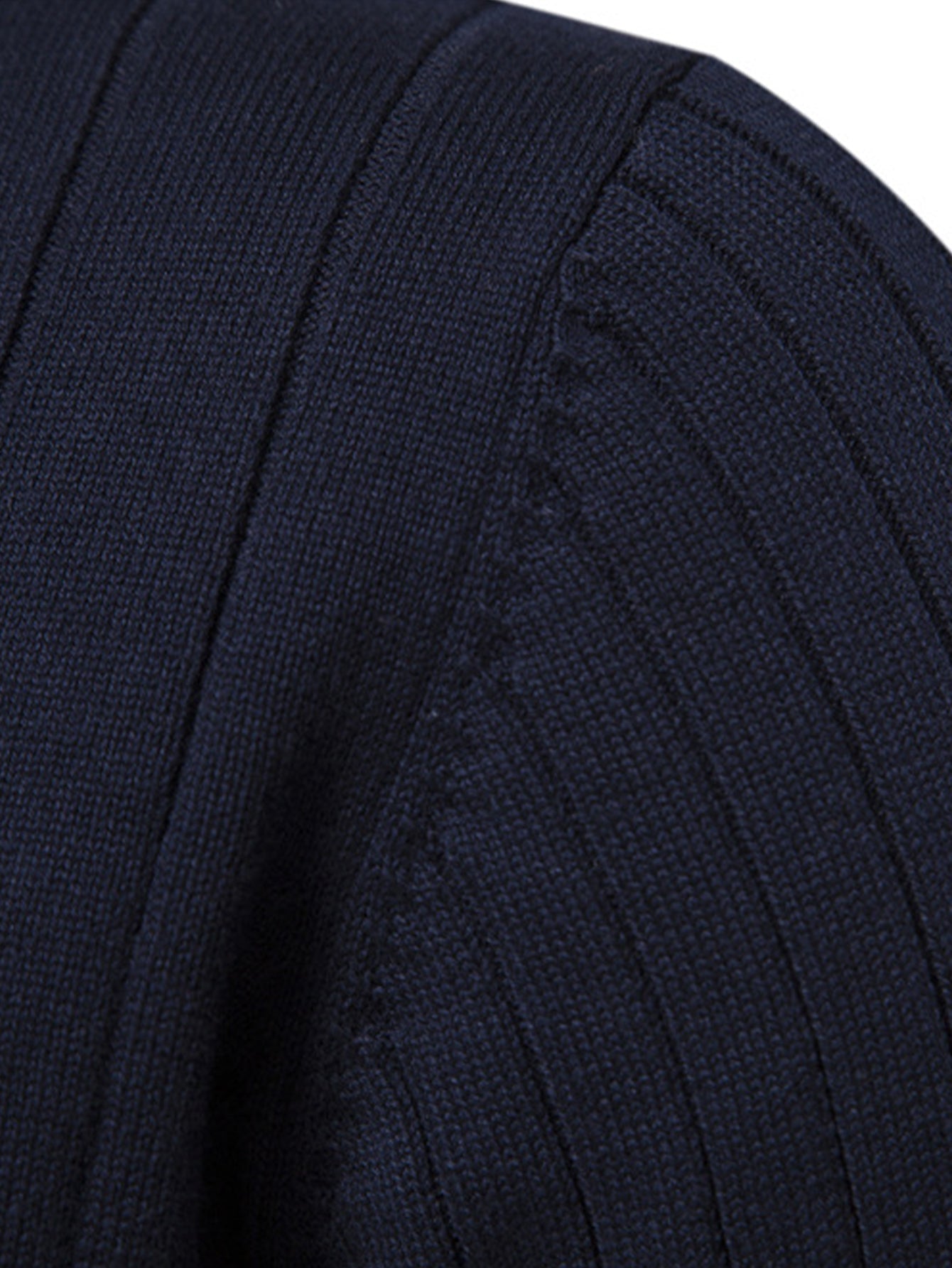 Pull à Zip Quart de Rayures