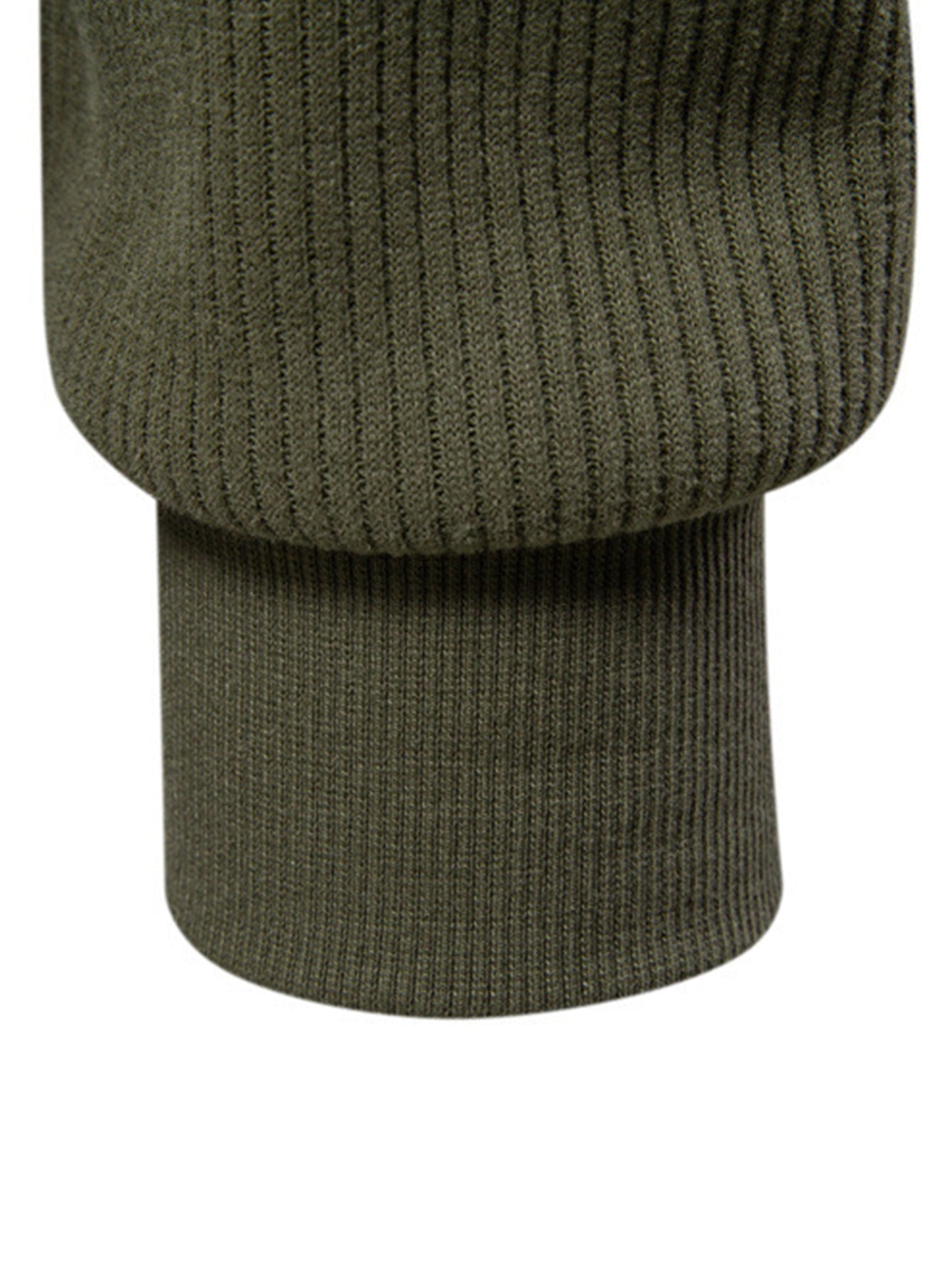 Sweat à Zip Quart avec Manches Raglan Côtelées