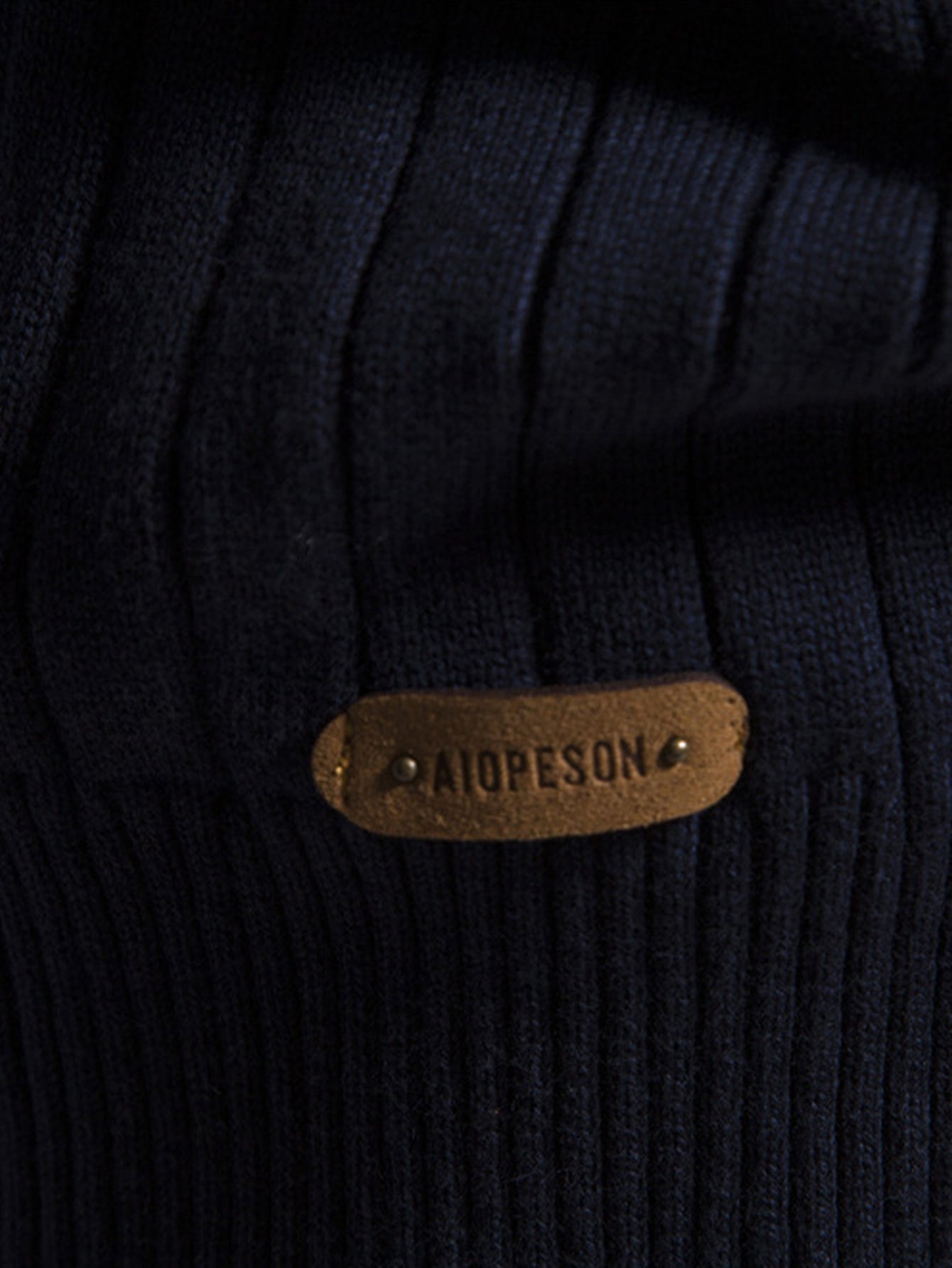 Pull à Zip Quart de Rayures