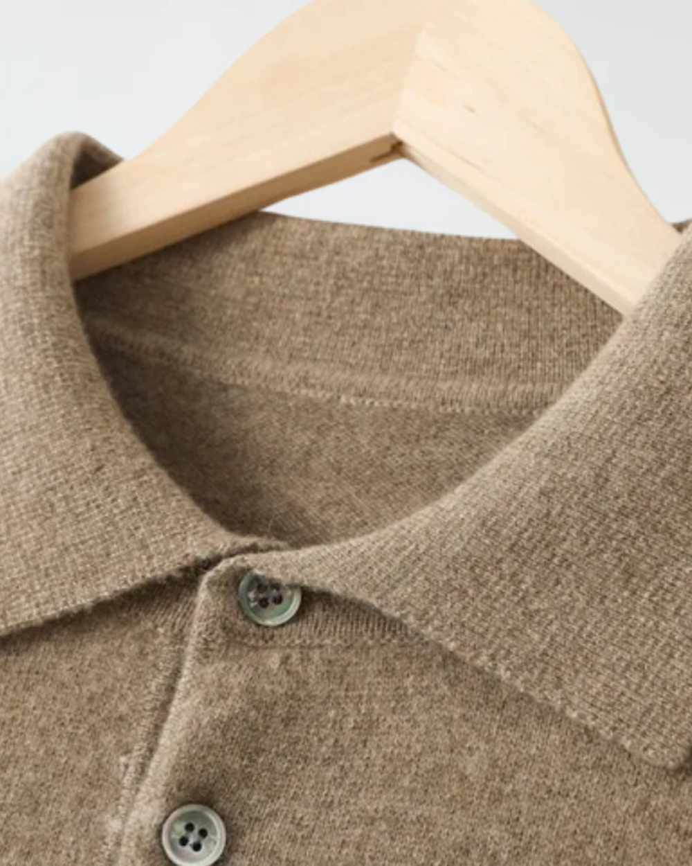 Maglione polo in cashmere Ponza