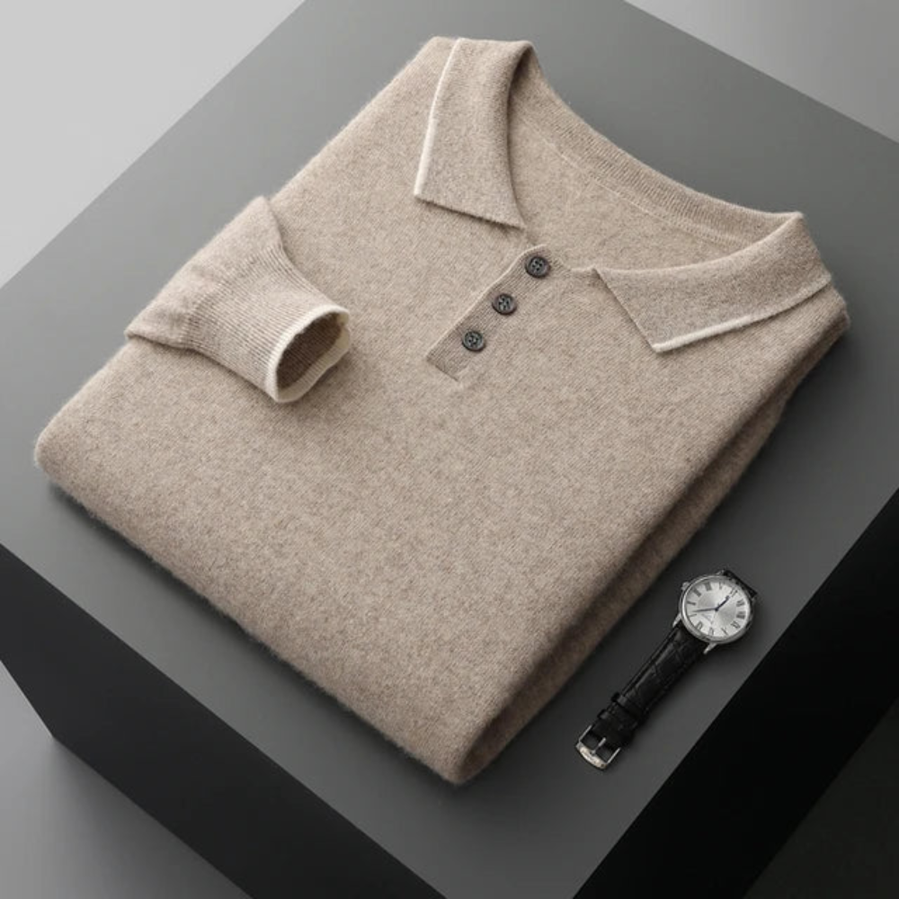 Polo in cashmere Saint-Tropez