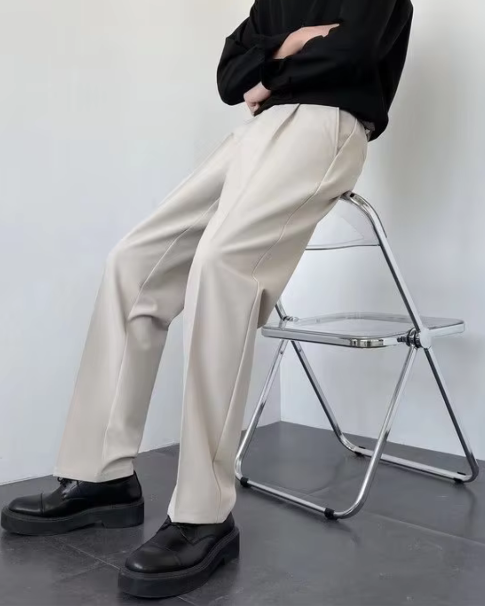 Pantaloni a gamba larga Milan