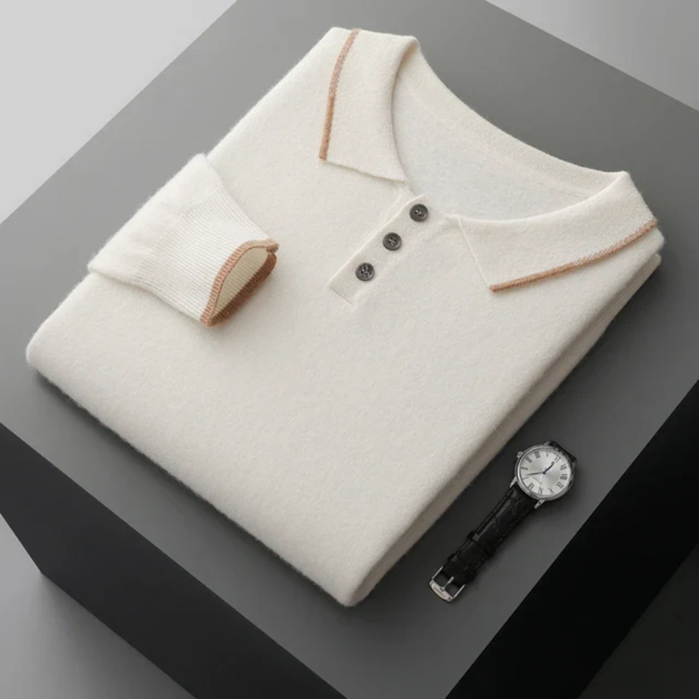 Polo in cashmere Saint-Tropez