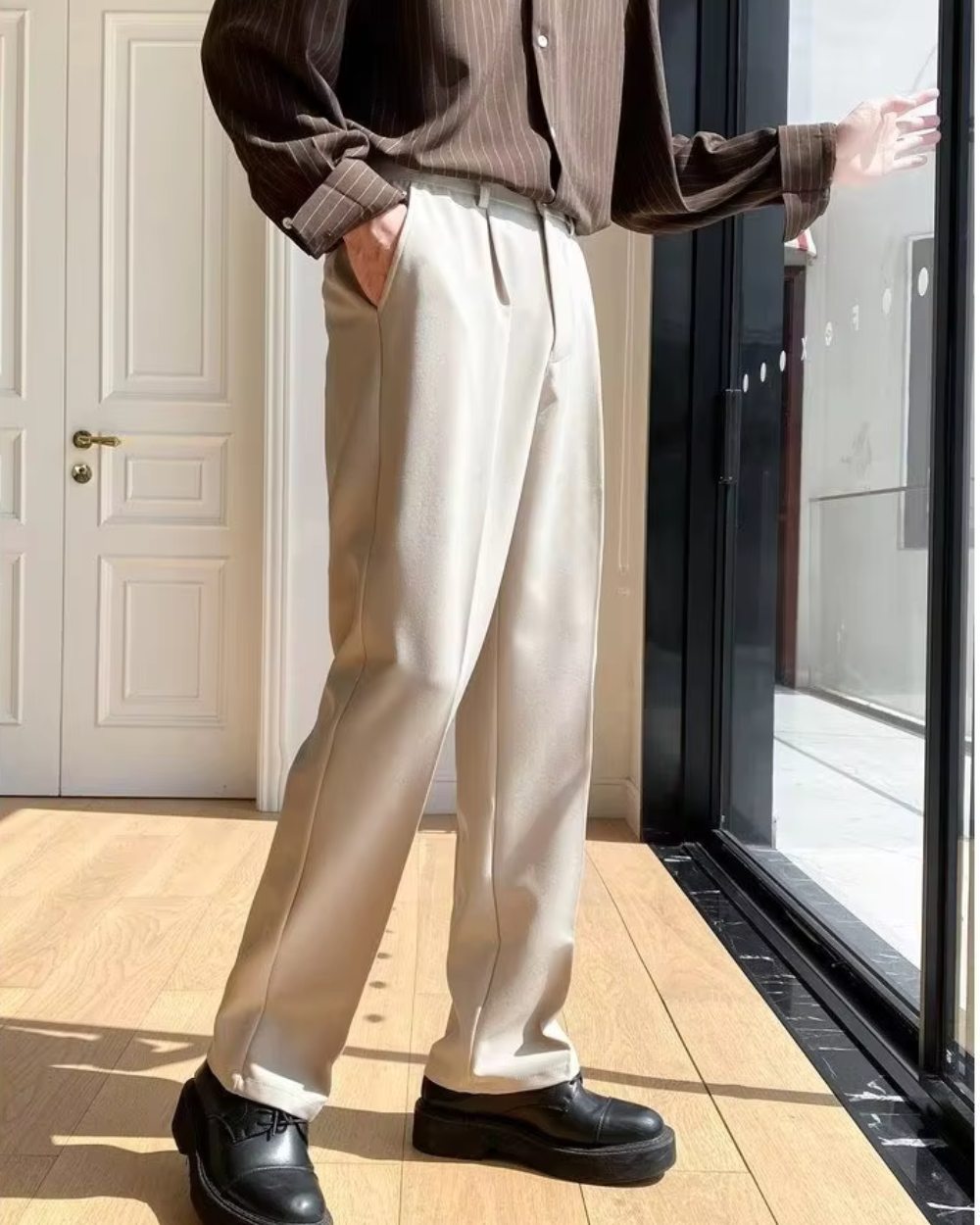 Pantaloni a gamba larga Milan