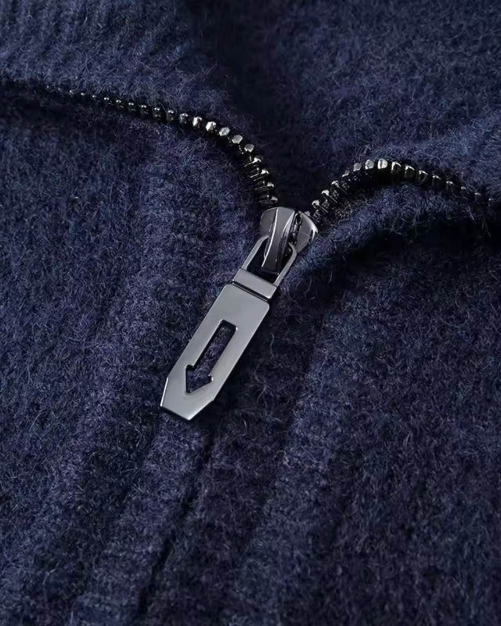 Maglione in cashmere con zip a un quarto Gstaad