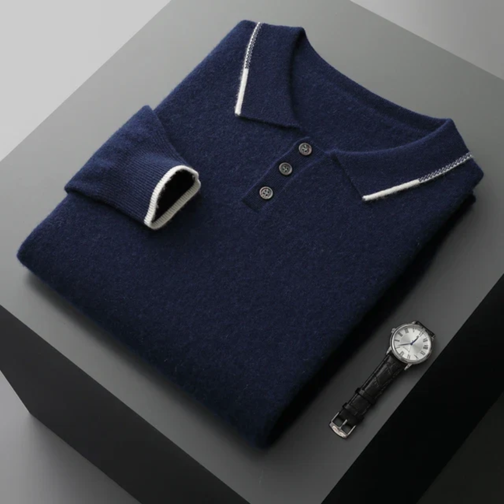 Polo in cashmere Saint-Tropez
