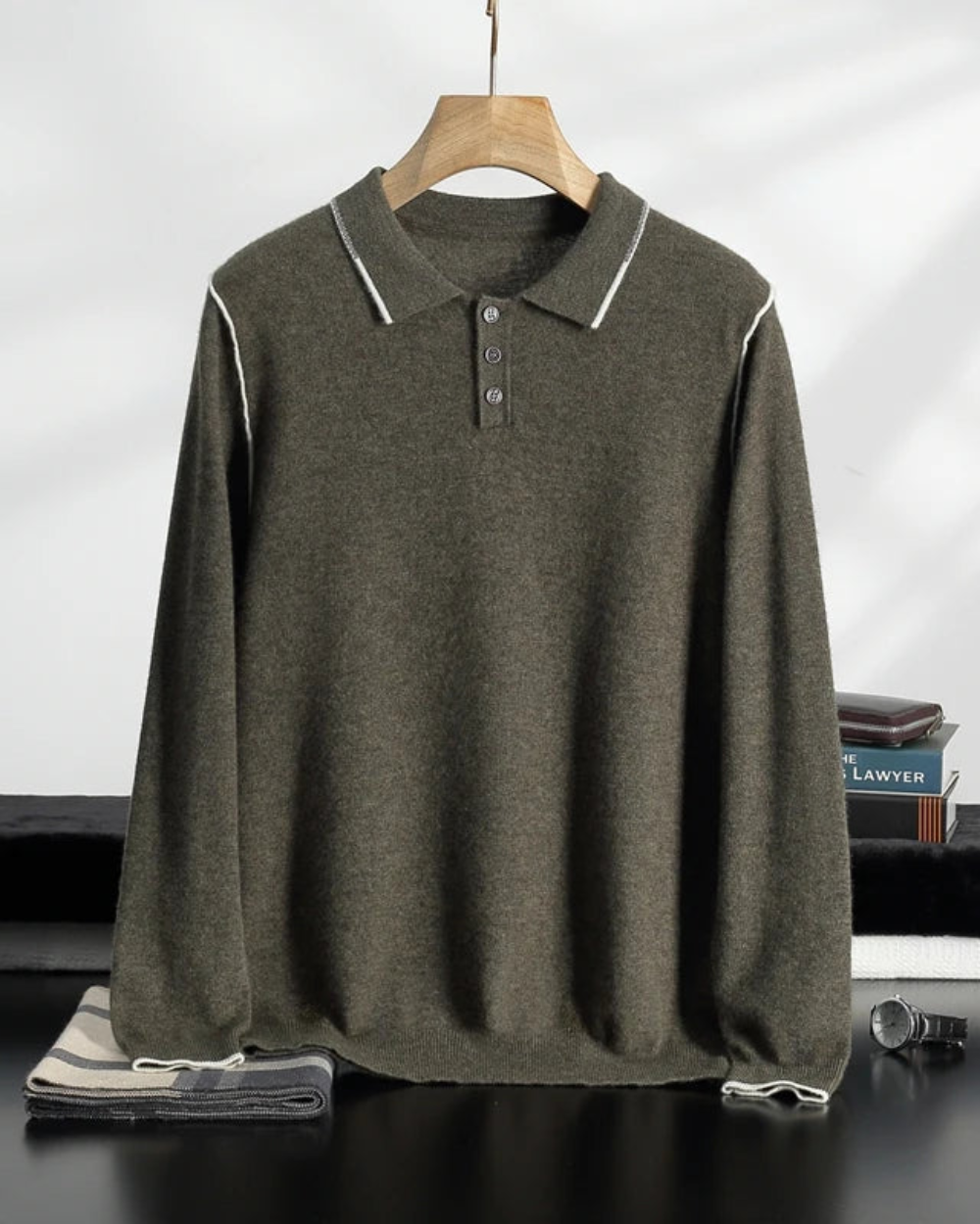 Polo in cashmere Saint-Tropez