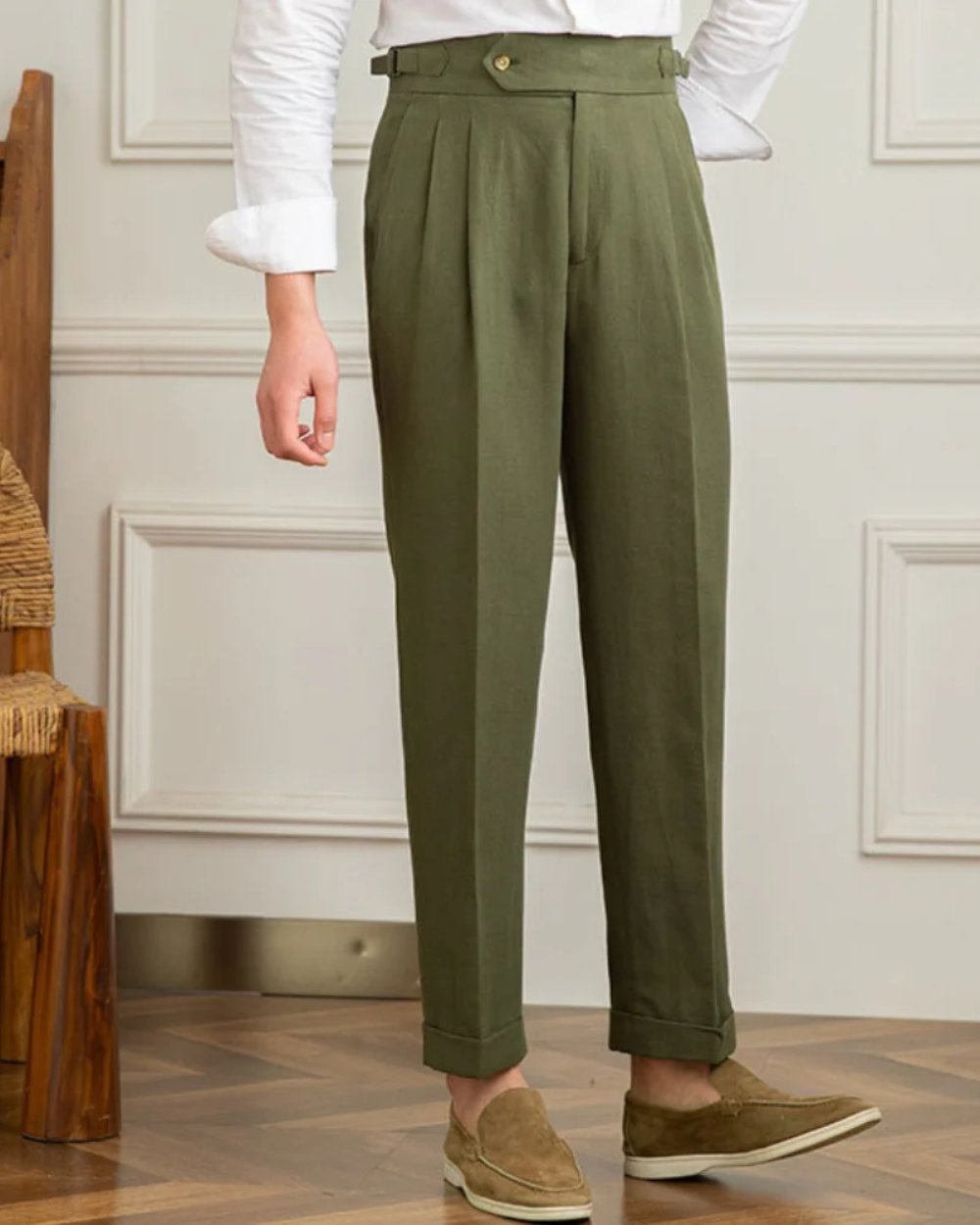 Pantaloni in lino Bali