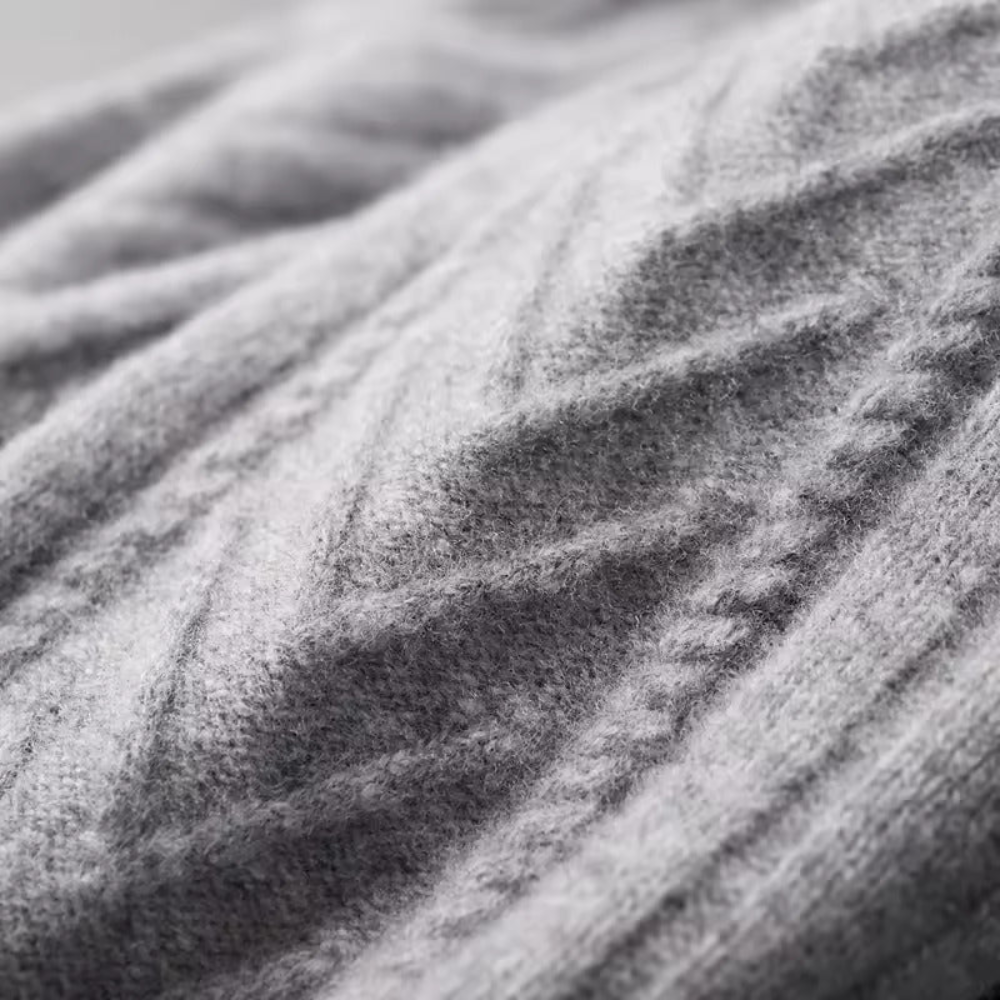 Gilet con motivo in cashmere Verona