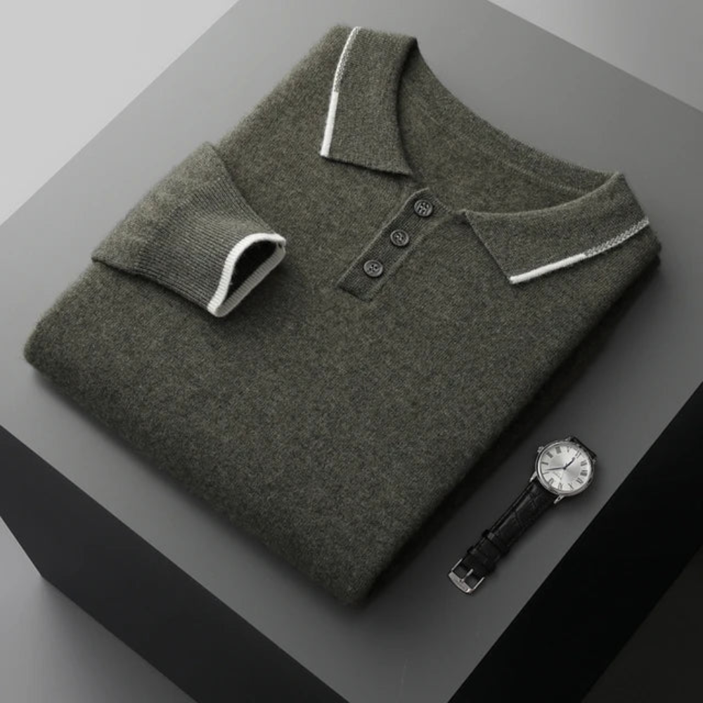 Polo in cashmere Saint-Tropez
