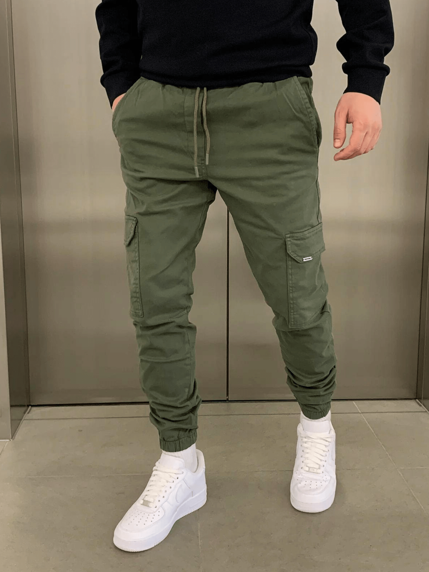Laluna® | Jogger cargo dal taglio aderente