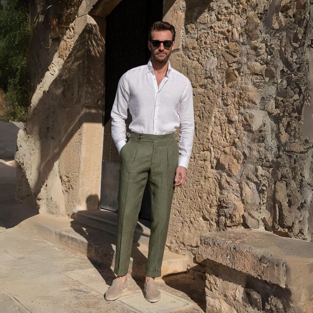 Pantaloni in lino Gold Coast
