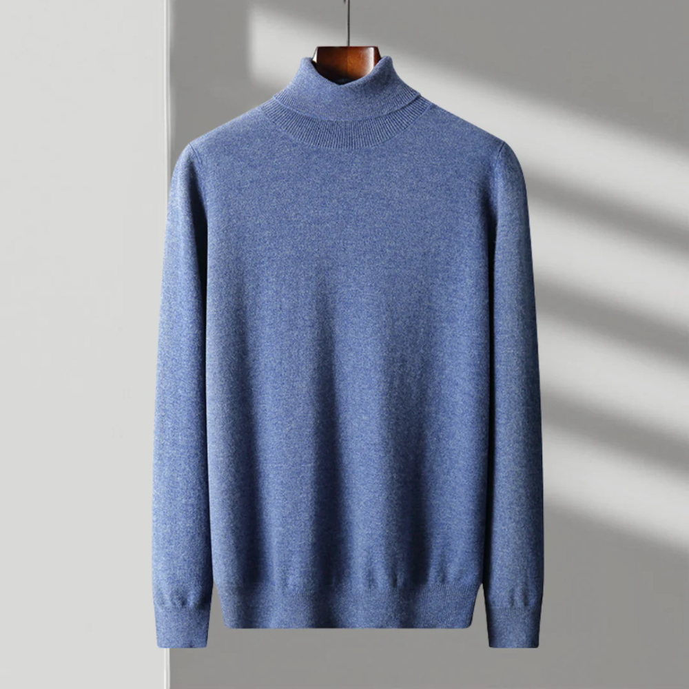 Maglione a collo alto in lana merino Cagliari