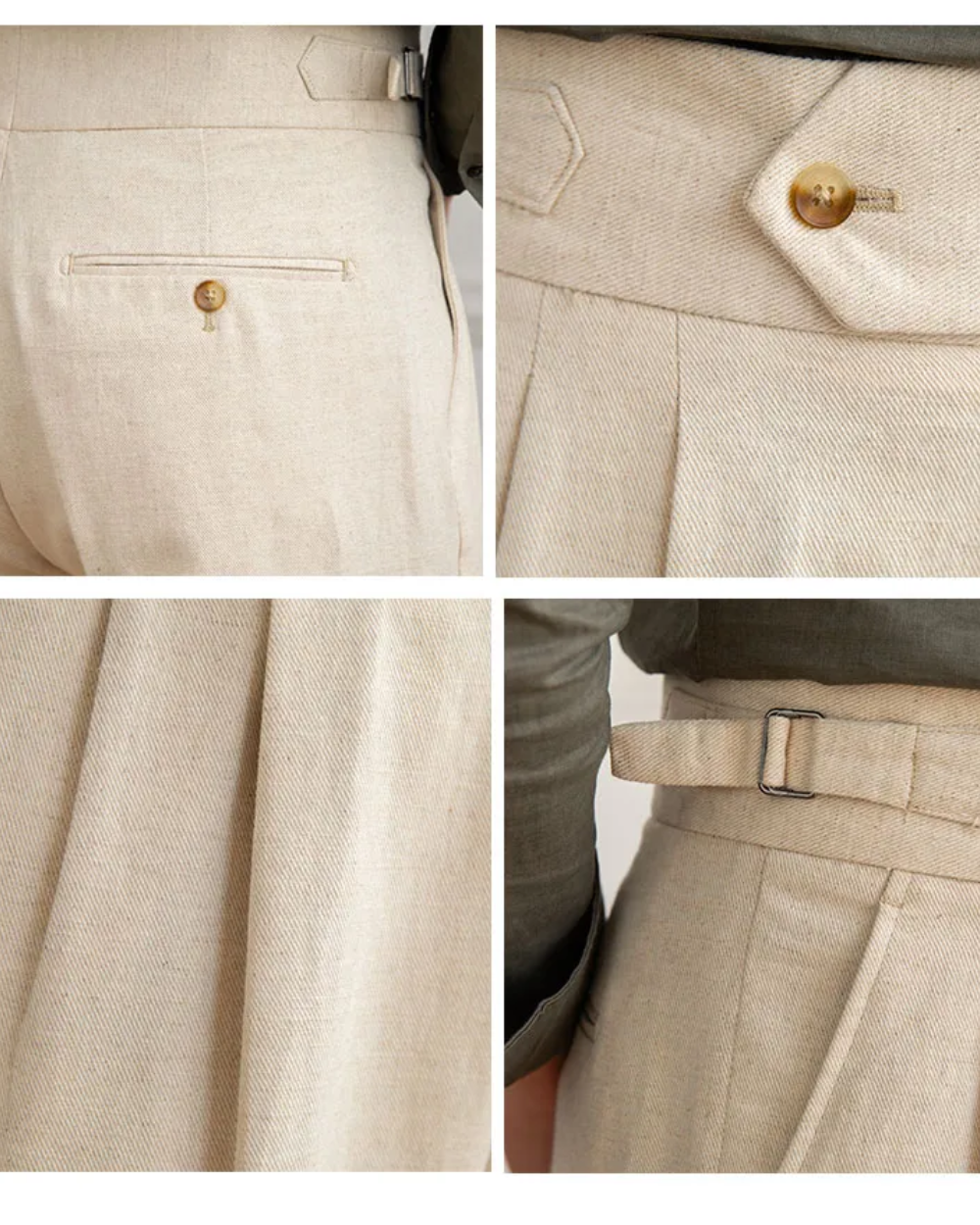 Pantaloni in lino Bali