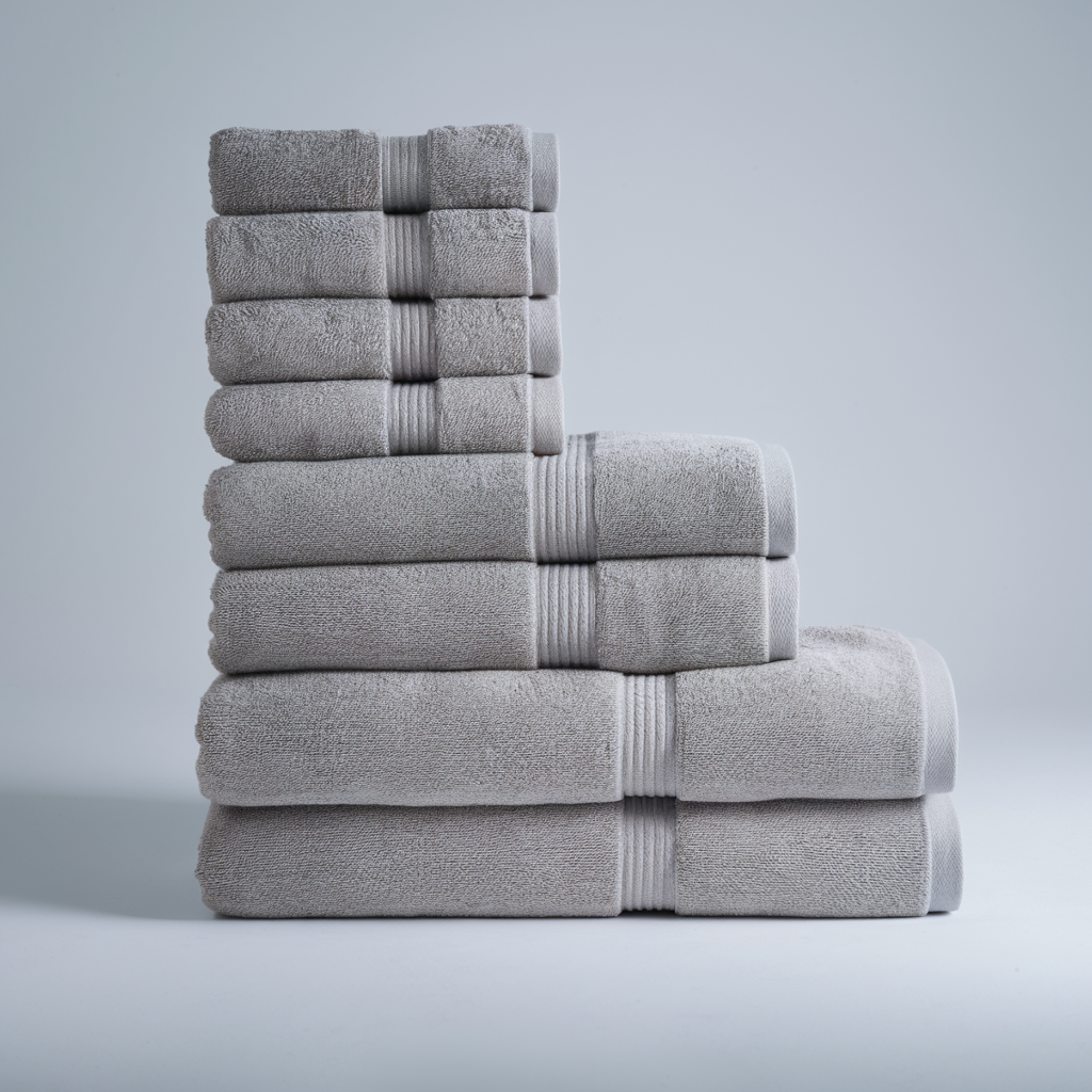 Set de bain ultrasoft complet de 8 pièces
