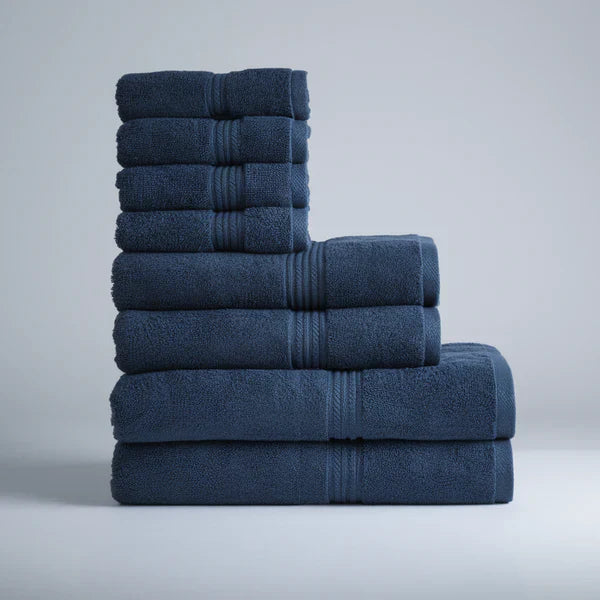 Set de bain ultrasoft complet de 8 pièces