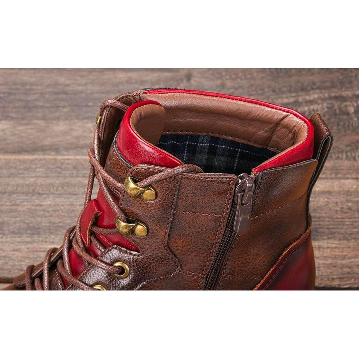 Ethan | Bottes Oxford en cuir fait main