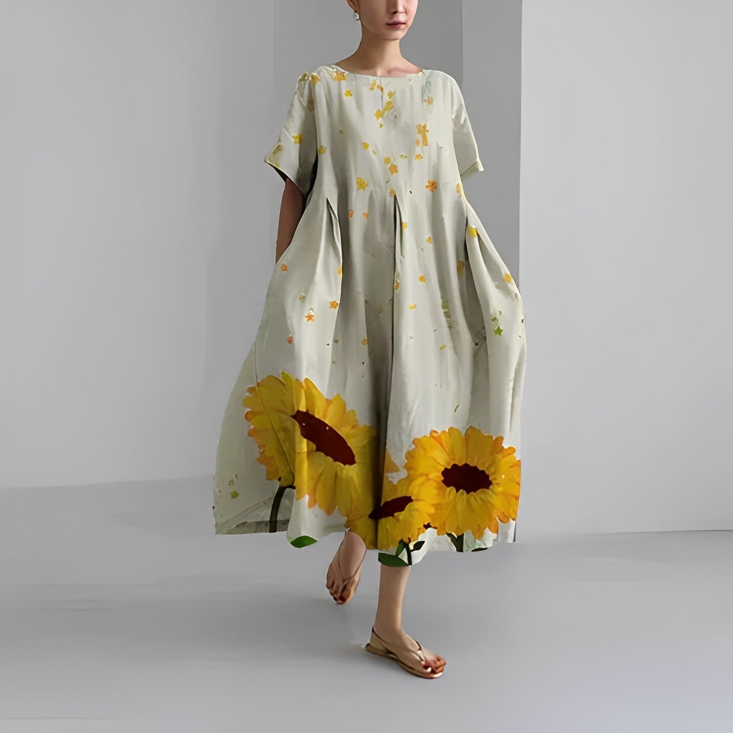 Amelia - Abito floreale bohemien