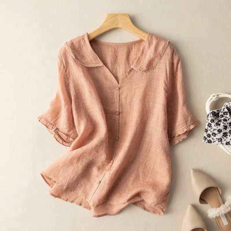 Blusa Adele in lino