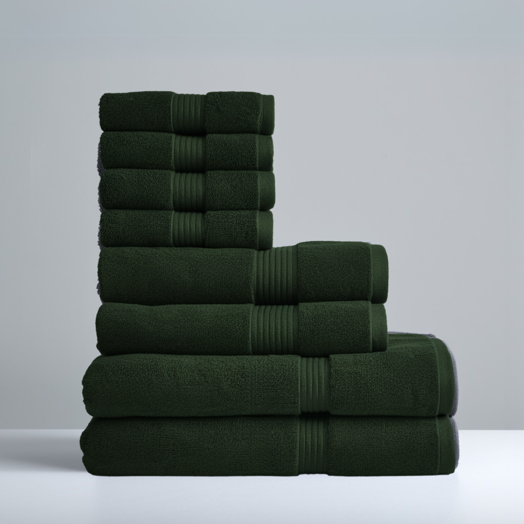 Set de bain ultrasoft complet de 8 pièces