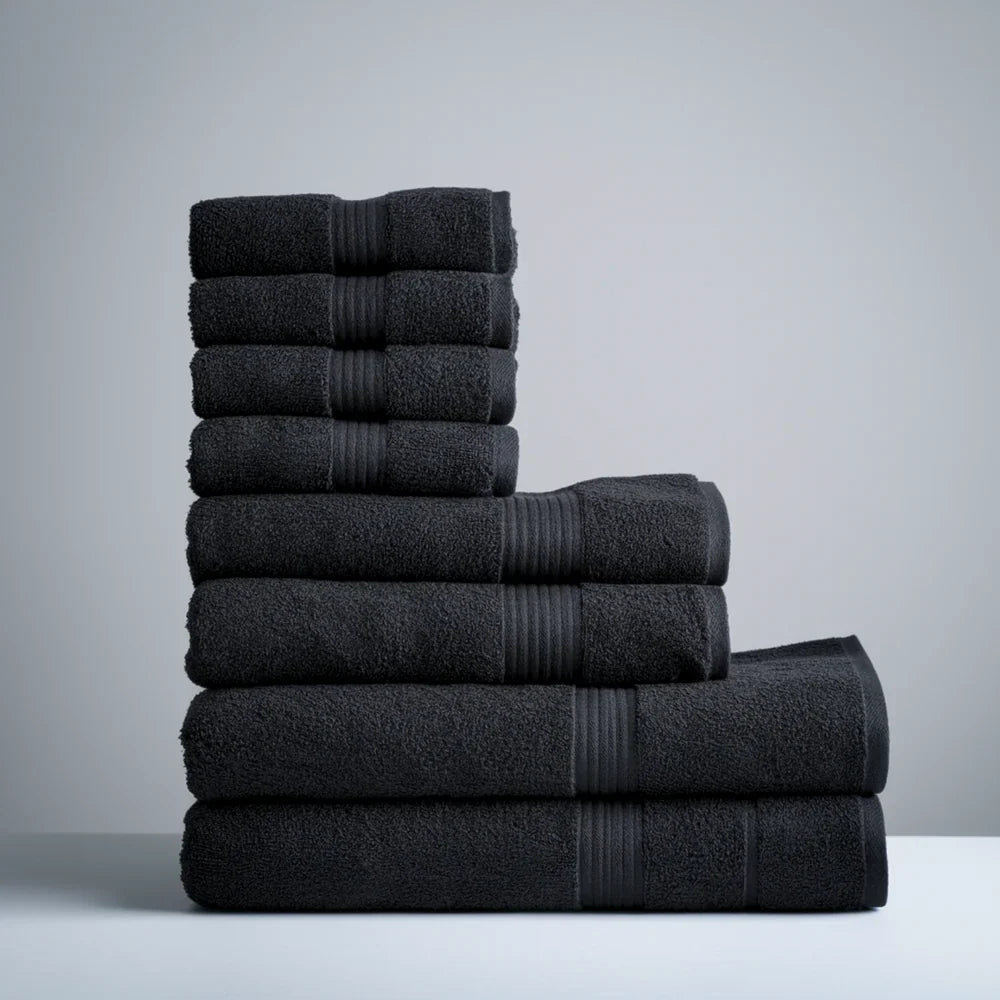 Set de bain ultrasoft complet de 8 pièces