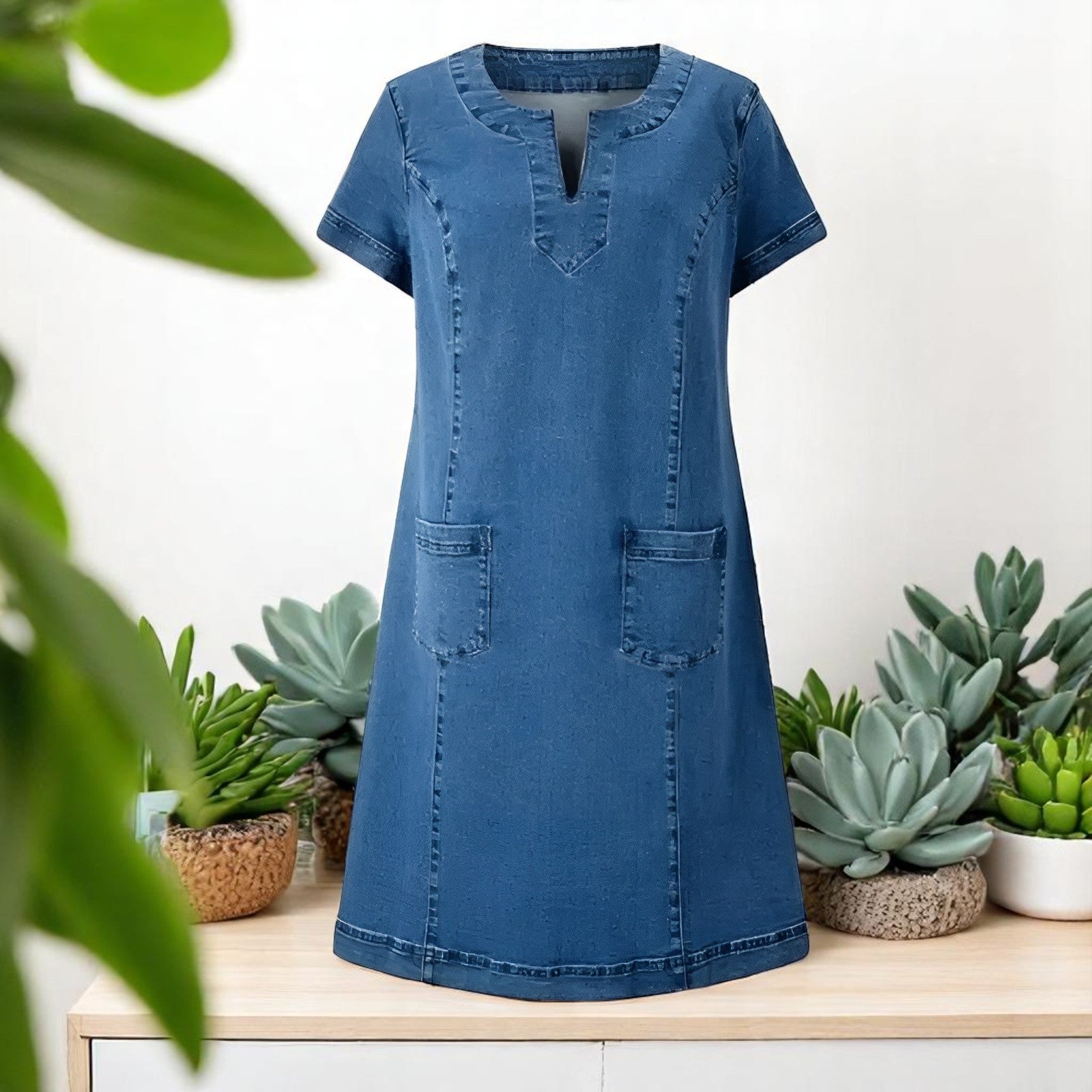 Gilja – abito in denim morbido