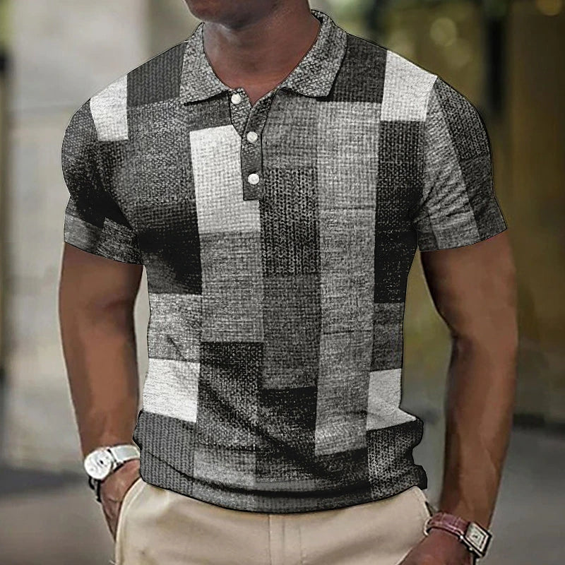 Raffaele™ Polo Multicolore in Stile Moderno