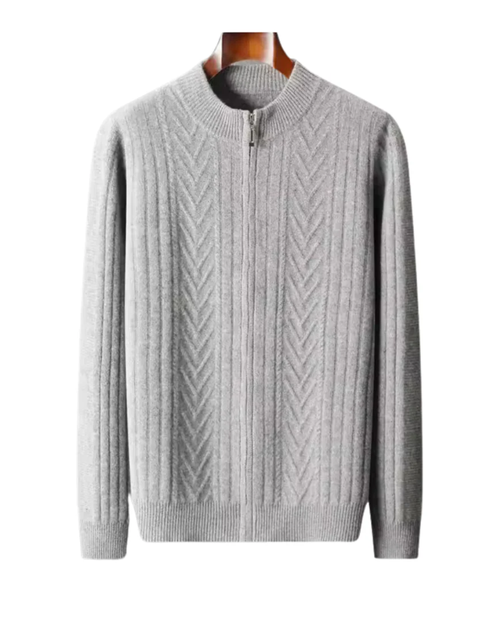 Gilet con motivo in cashmere Verona