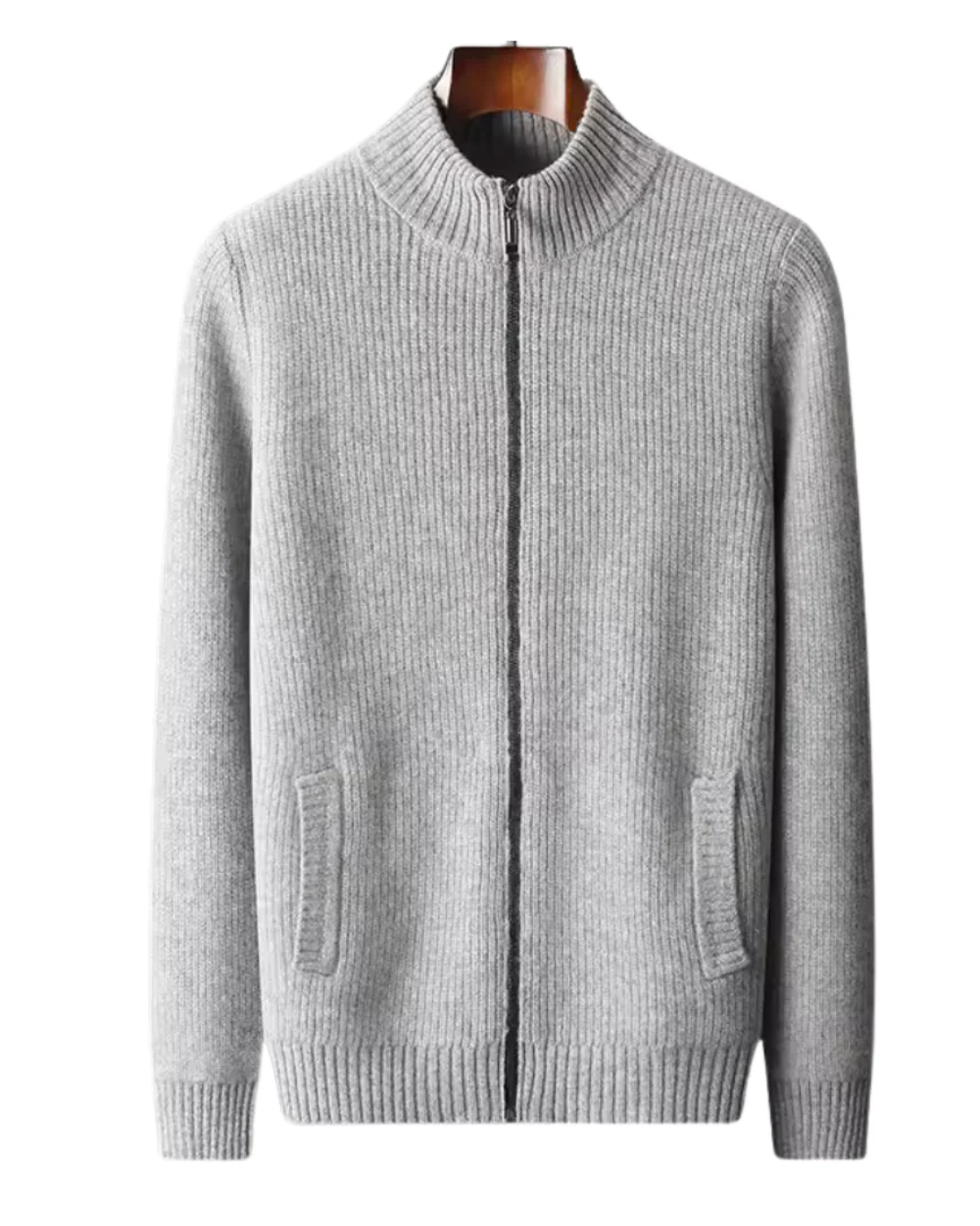 Gilet a costine in cashmere Seychellen