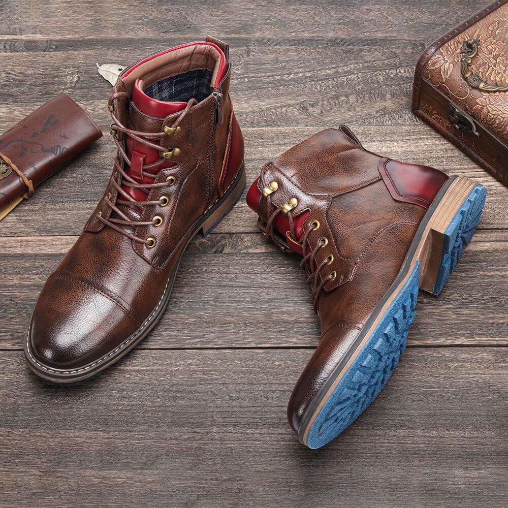 Ethan | Bottes Oxford en cuir fait main