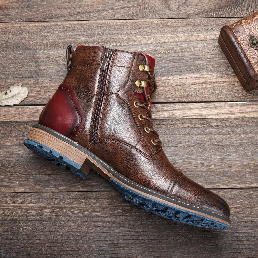 Ethan | Bottes Oxford en cuir fait main