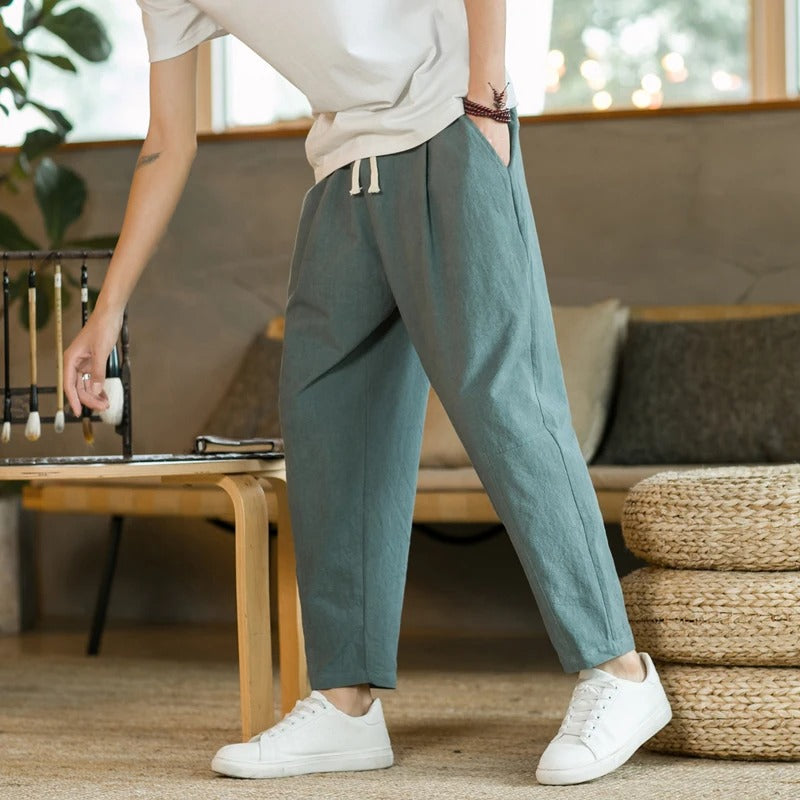 Filippo – Pantaloni estivi in lino