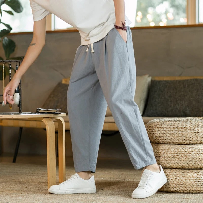 Filippo – Pantaloni estivi in lino