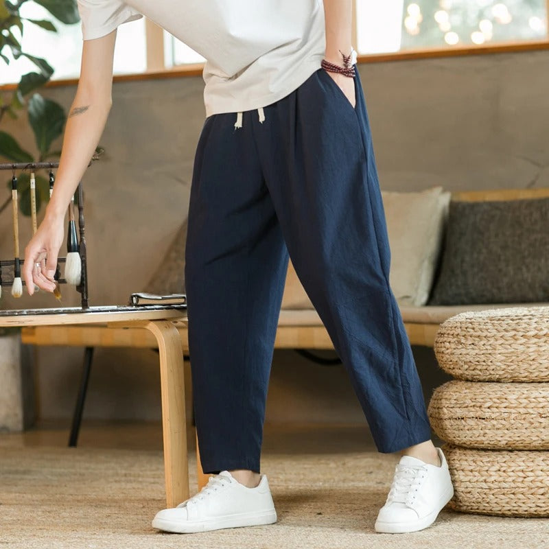 Filippo – Pantaloni estivi in lino