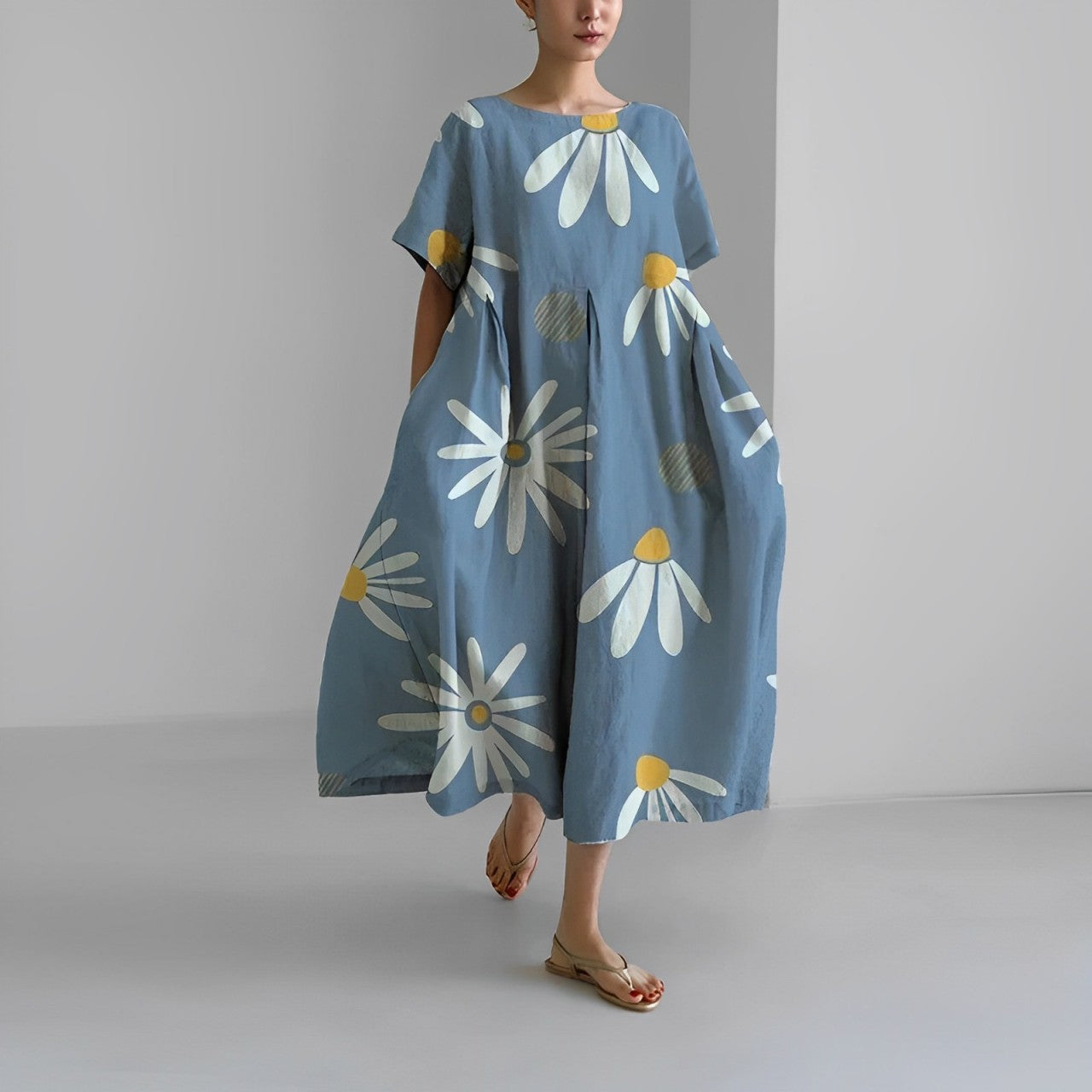 Amelia - Abito floreale bohemien