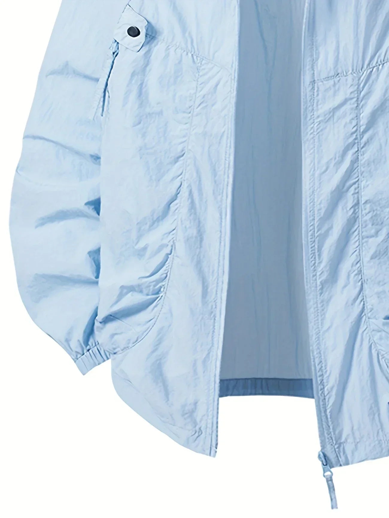Carter - Veste coupe-vent imperméable pour extérieur avec capuche ajustable