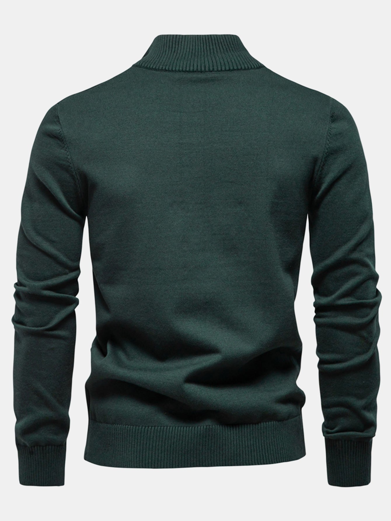 Pull Rayé avec Zip Quart