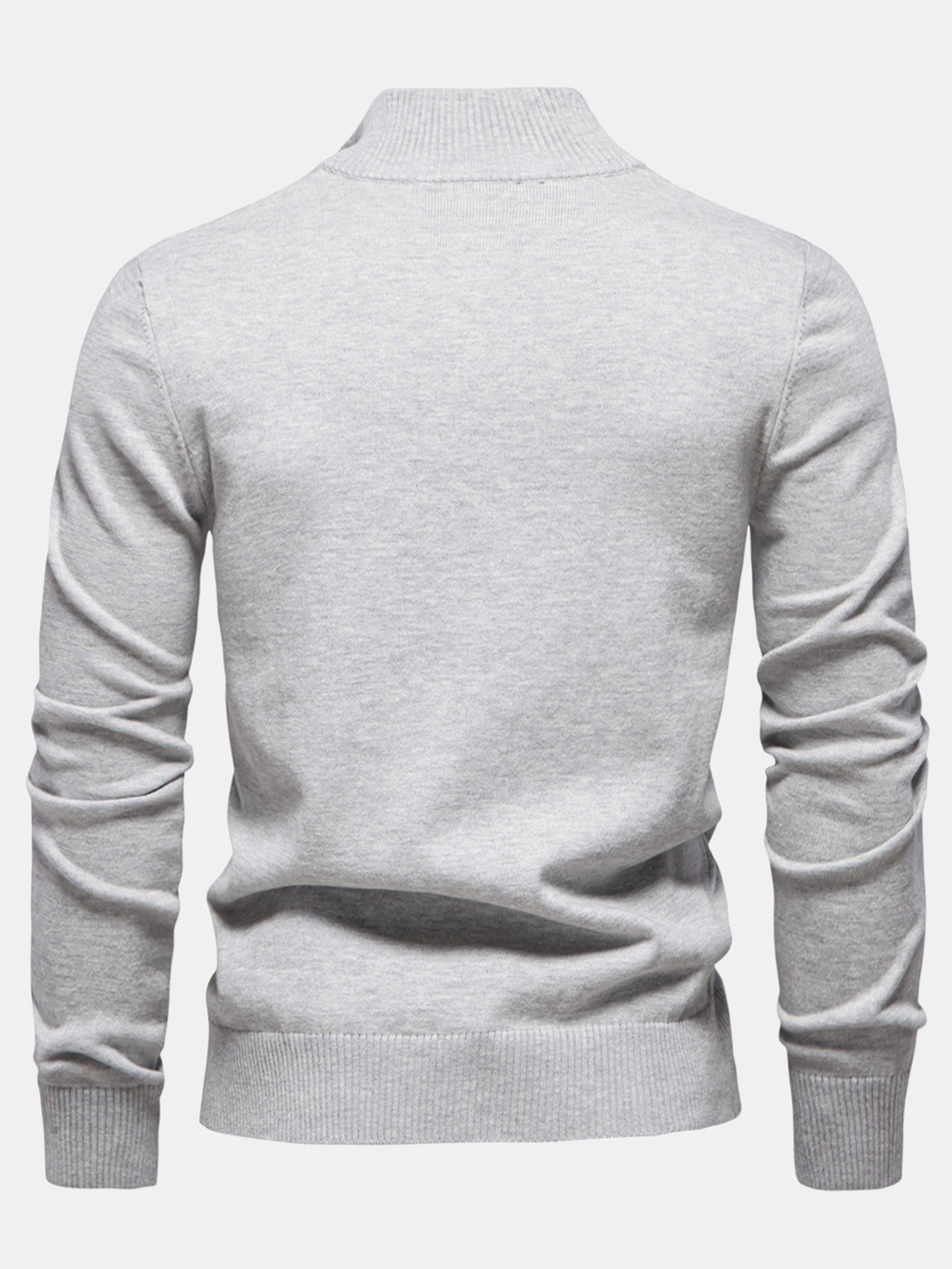 Pull Rayé avec Zip Quart
