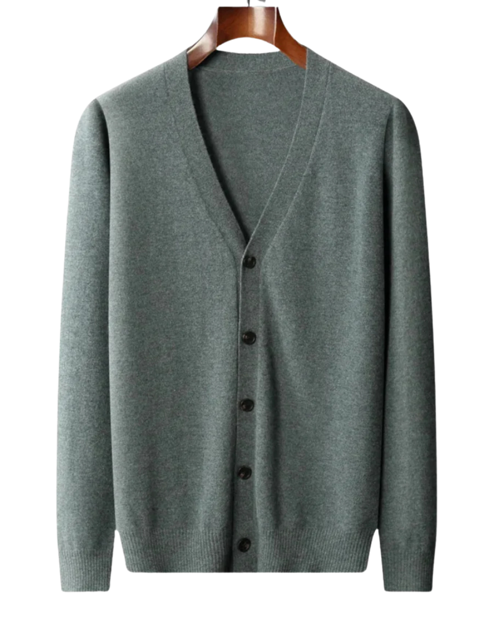 Cardigan lavorato a maglia in lana merino Faunus