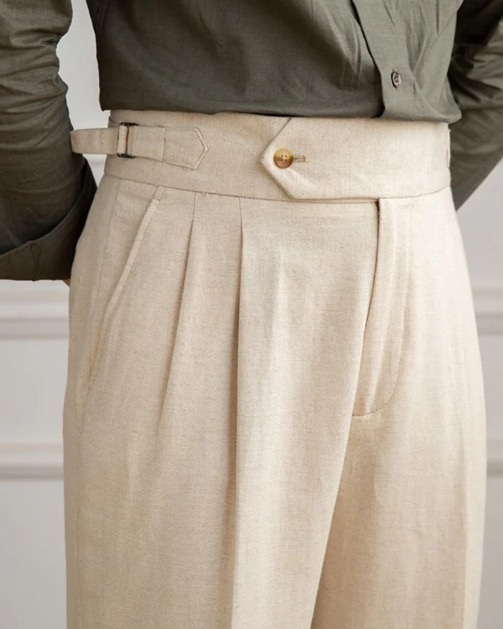 Pantaloni in lino Bali