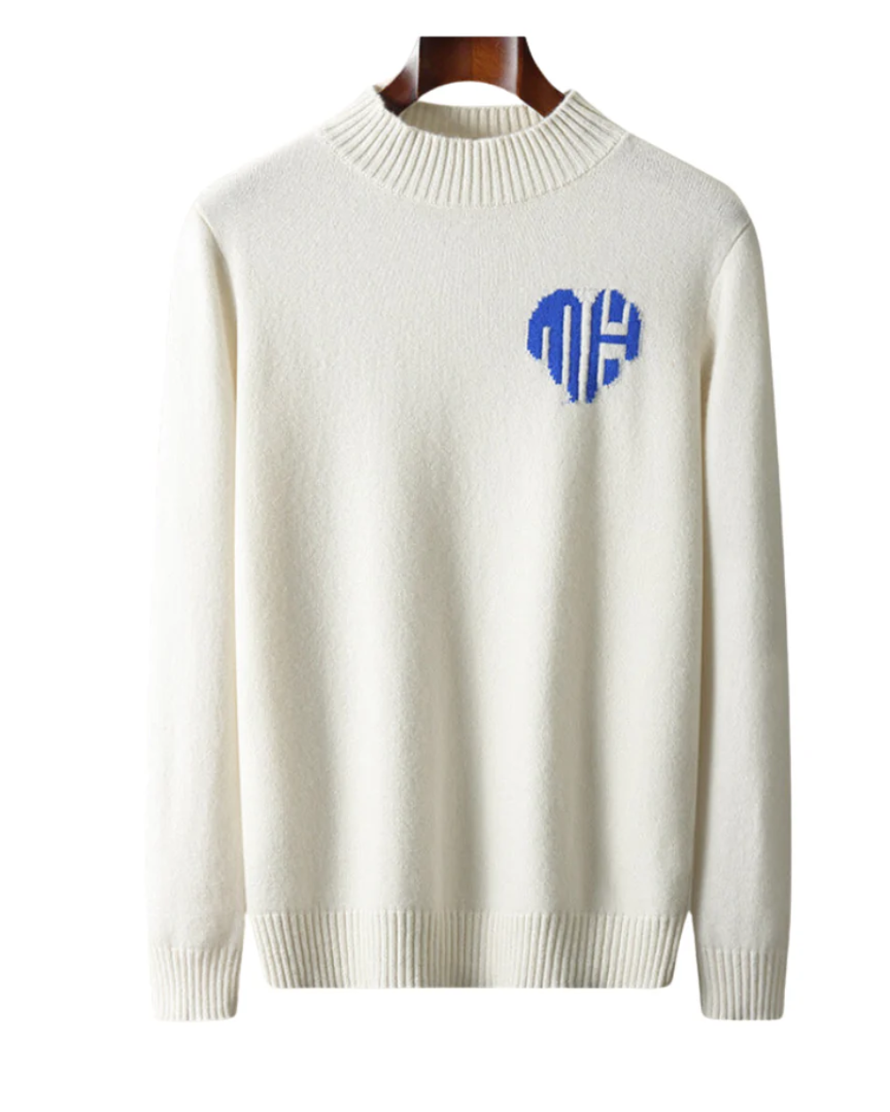 Maglione in cashmere con cuore Bora Bora