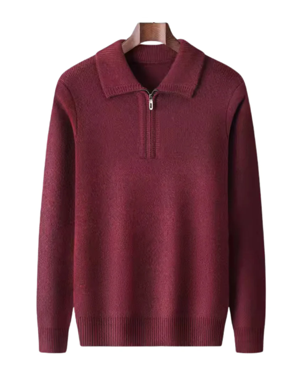 Maglione in cashmere con zip a un quarto Gstaad