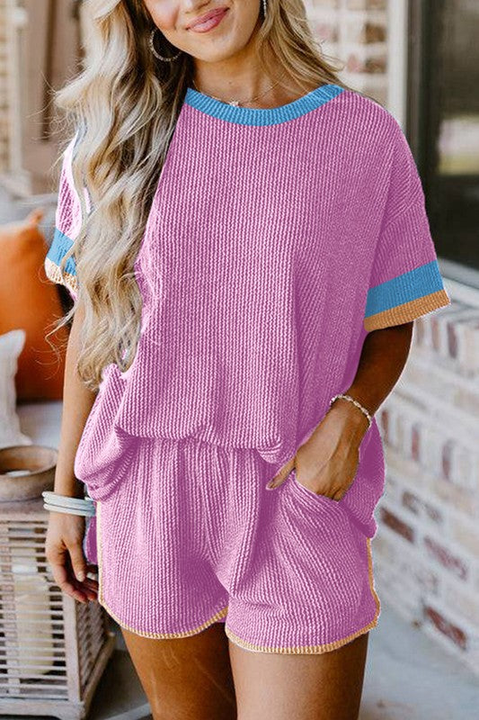 Set di pantaloncini a coste Jessie