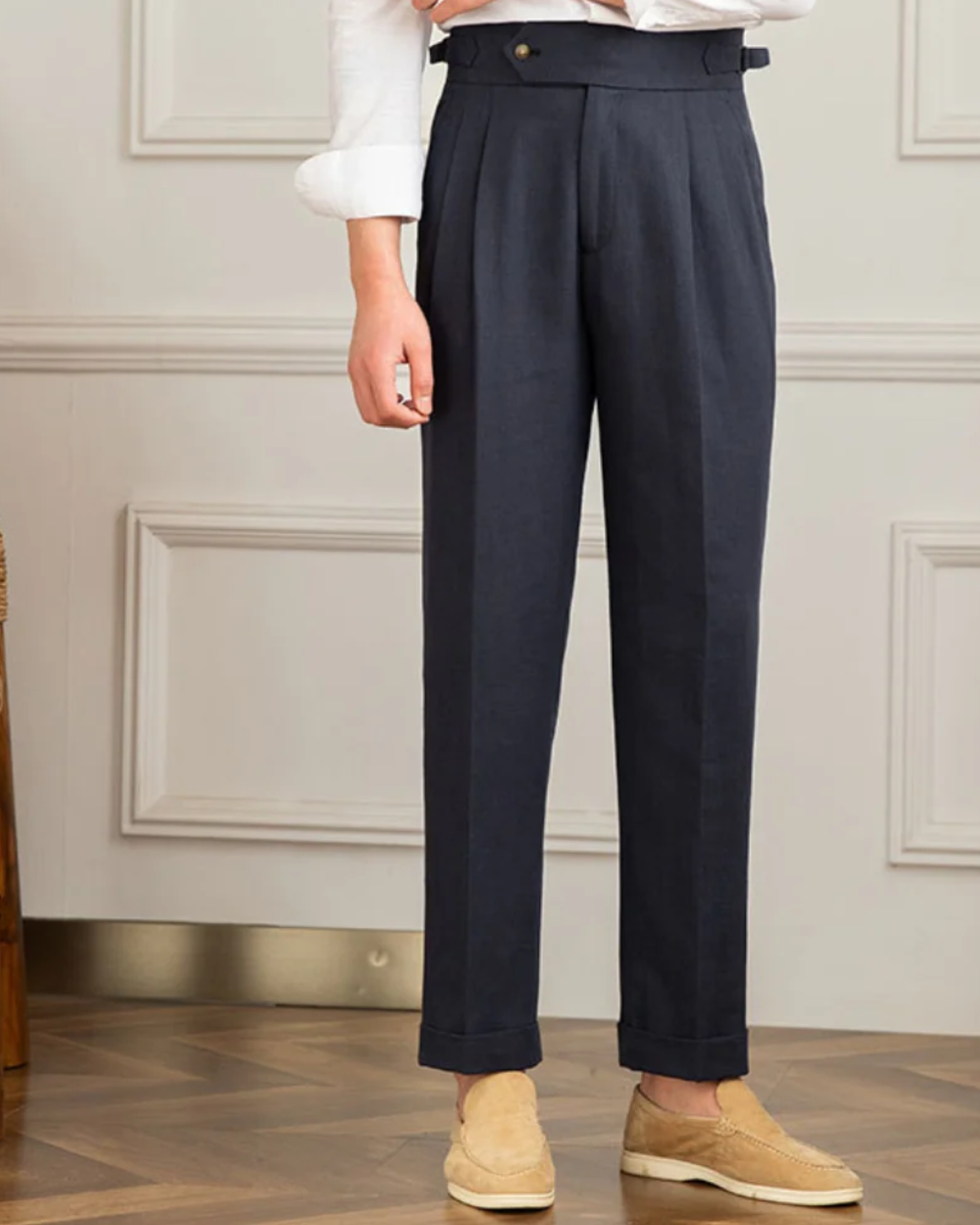 Pantaloni in lino Bali