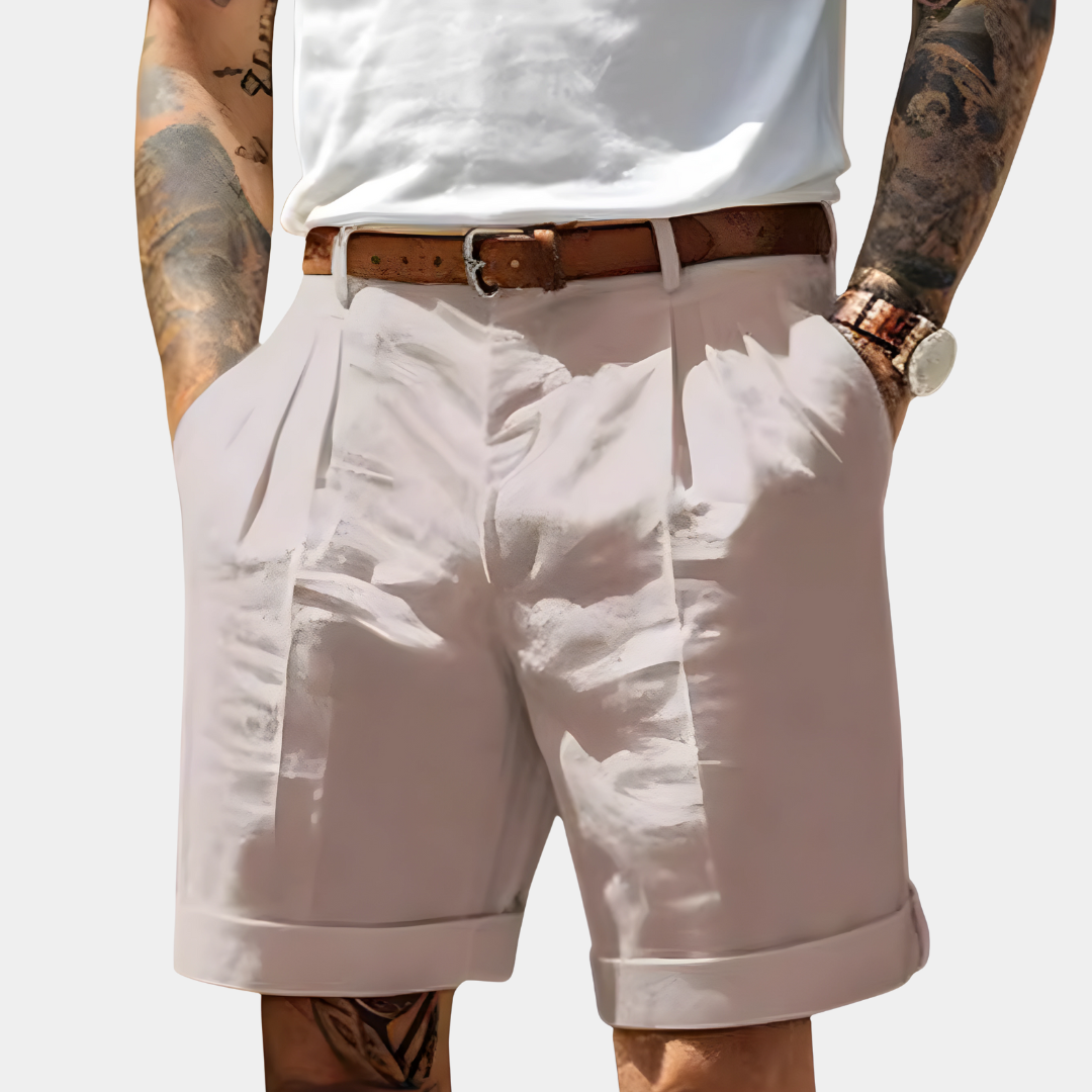 Bermudas élégants en coton respirant