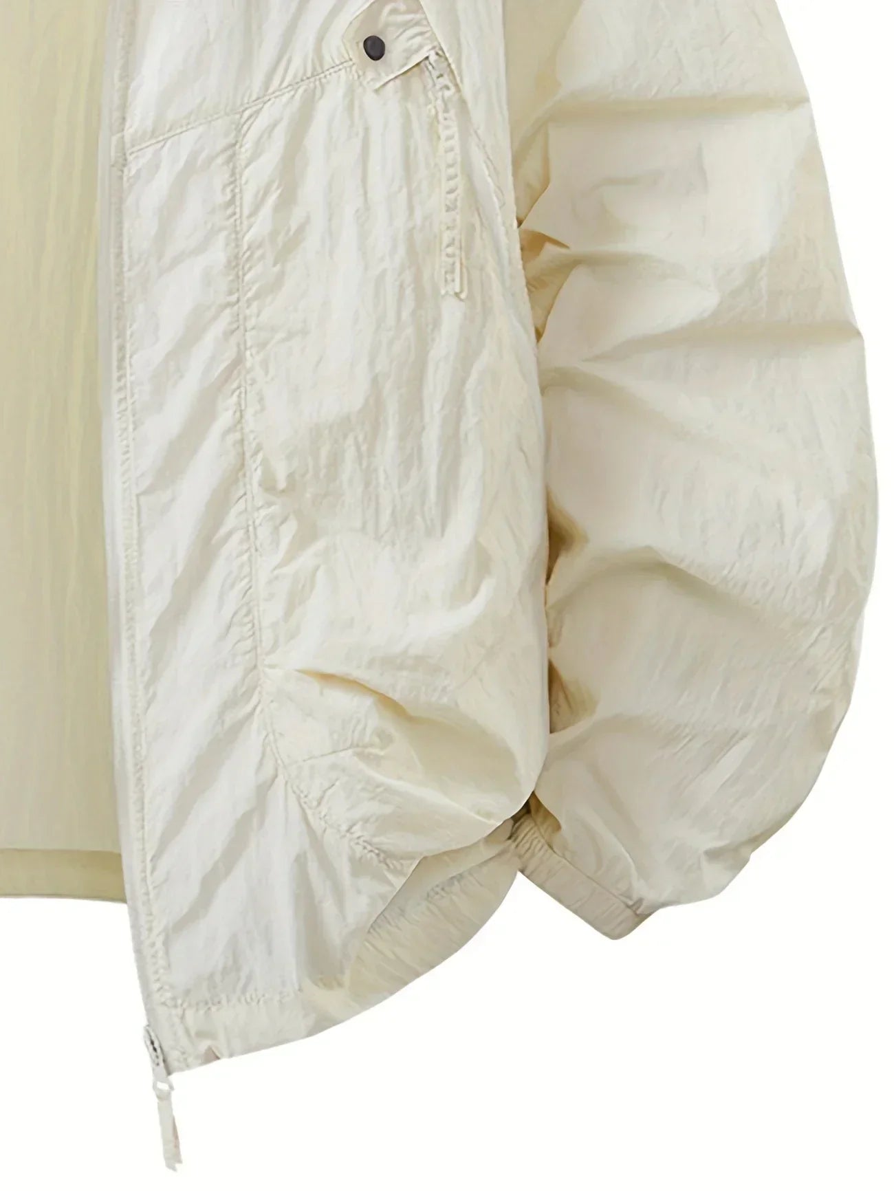 Carter - Veste coupe-vent imperméable pour extérieur avec capuche ajustable
