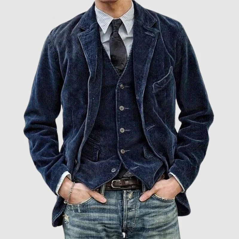 Miles – Ensemble Blazer et Gilet Vintage avec Style
