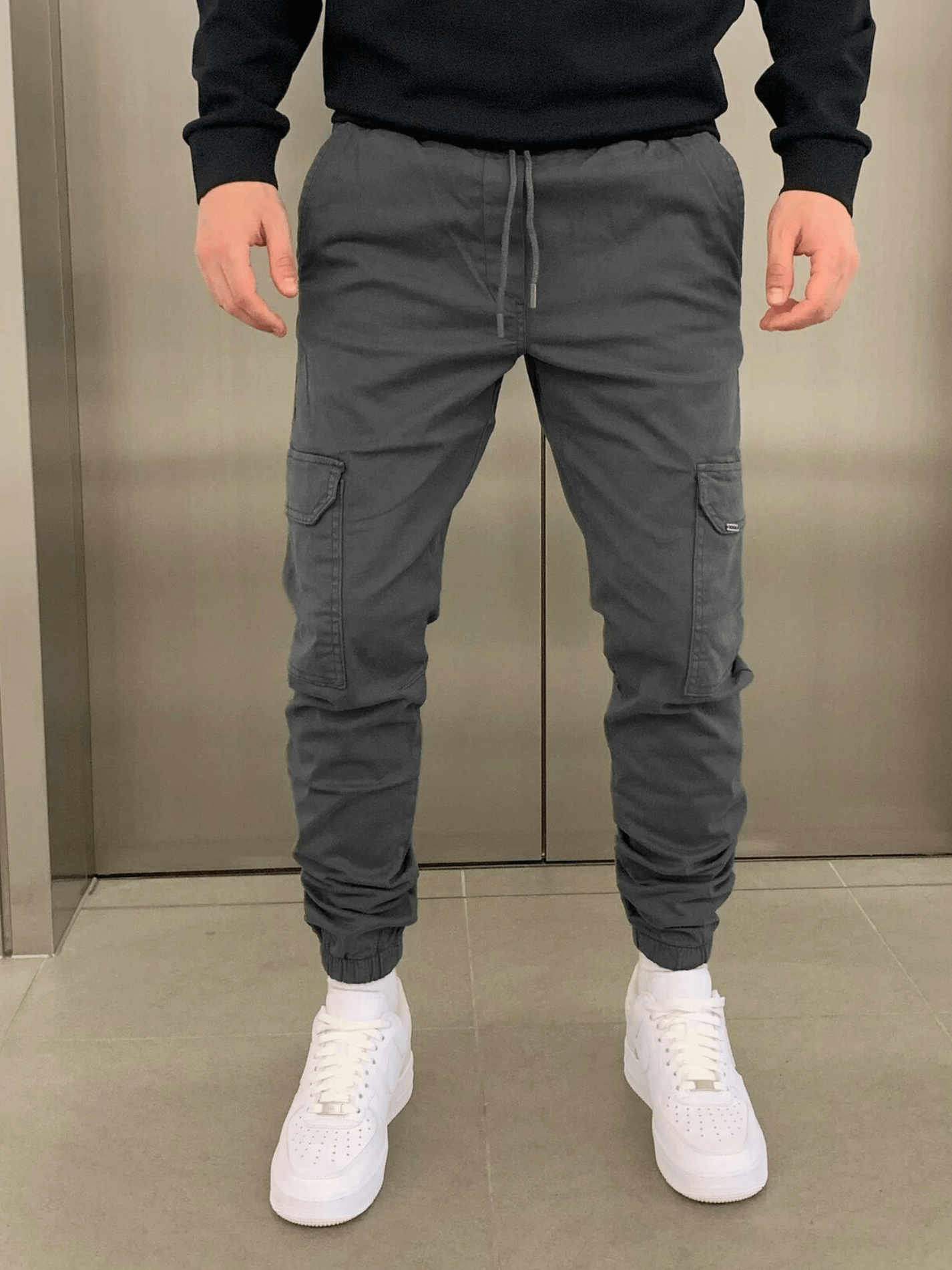 Laluna® | Jogger cargo dal taglio aderente