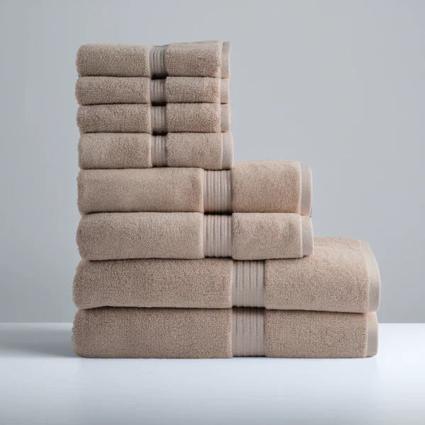 Set de bain ultrasoft complet de 8 pièces